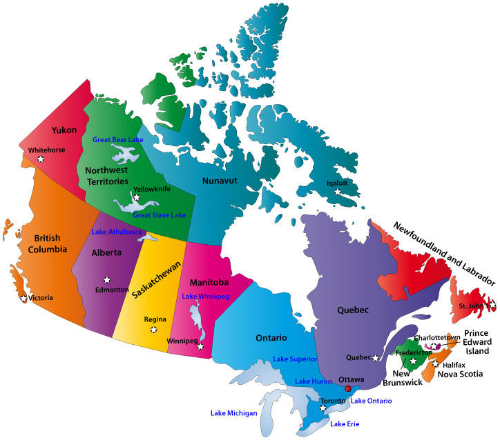 capital of canada map About Map Of Canada Org Canadian Map Website